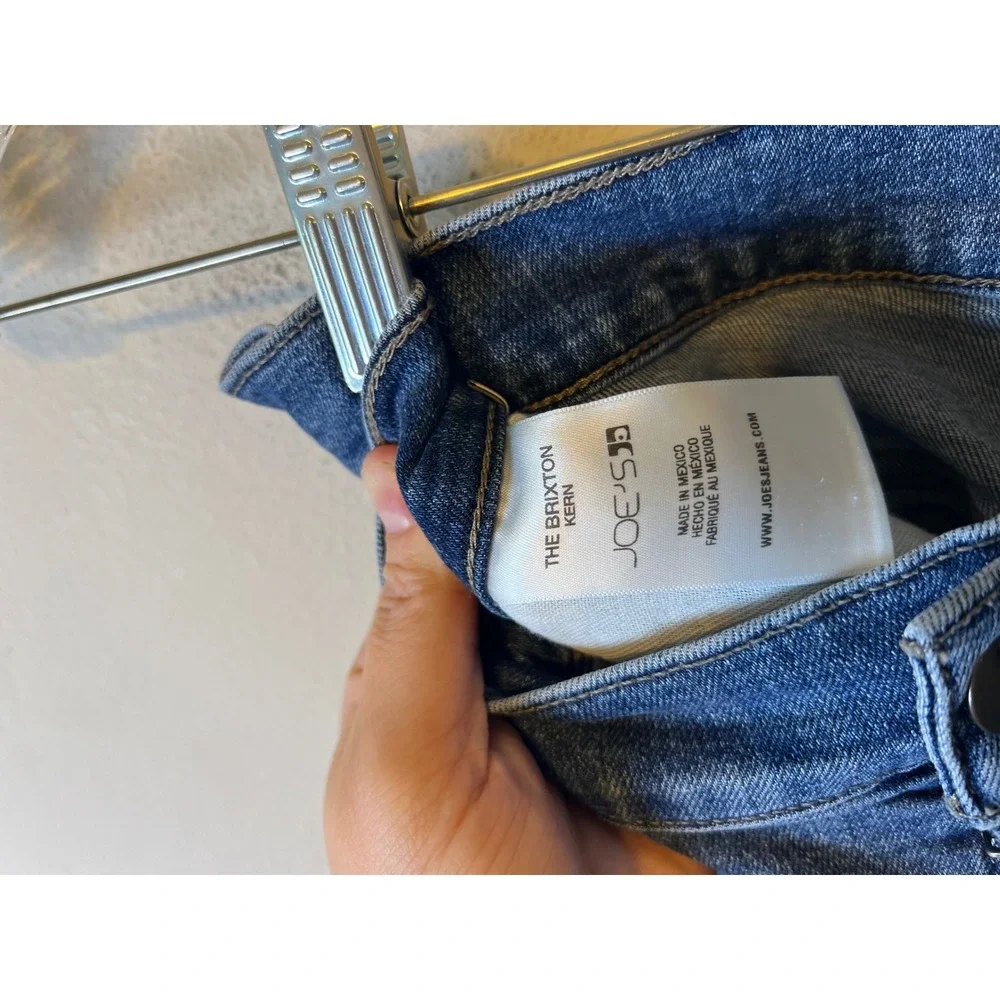 Joe's Jeans Mens The Brixton Kern Straight Leg Medium Wash Blue 32x27.5